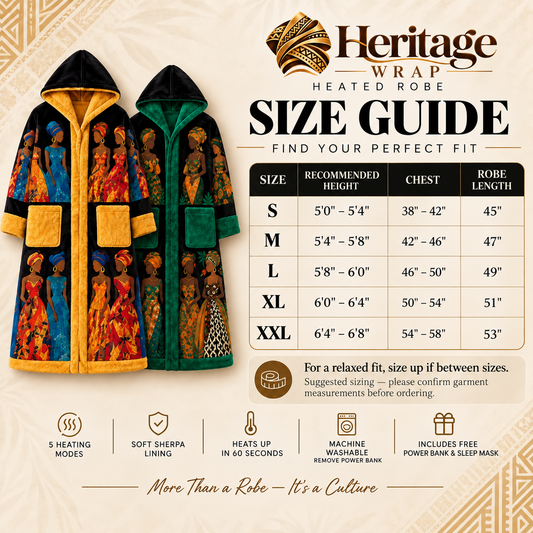 Heritage Wrap Heated Robe
